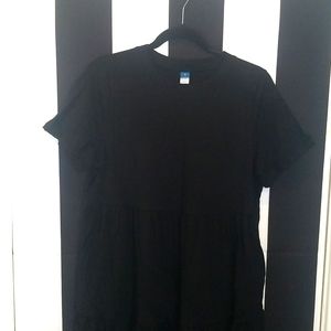 Old Navy mid length black dress